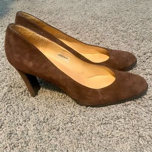 Ralph Lauren Suede Heels